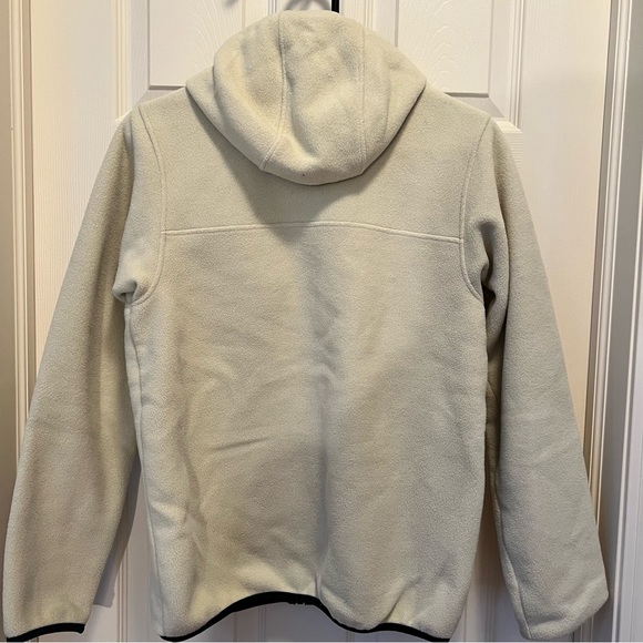 Patagonia Fleece zip up jacket cream navy blue size small - Picture 3 of 3